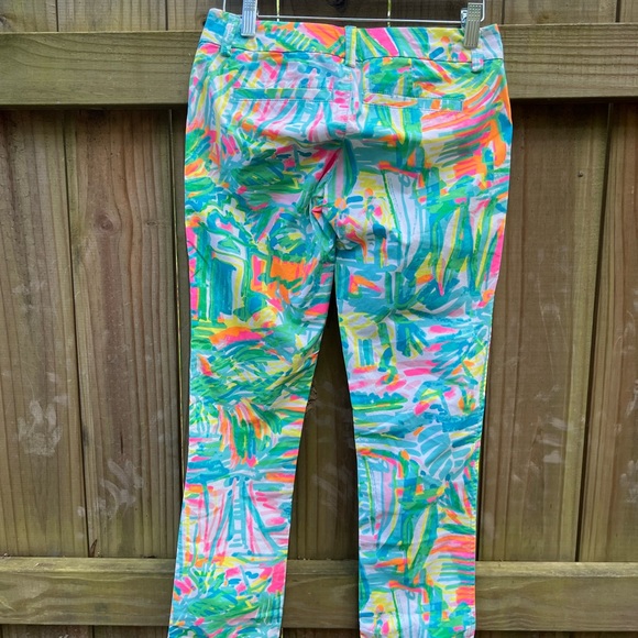 NWT LILLY PULITZER Sea, Salt and sun Callahan Chino Pants size 00 - Picture 6 of 8